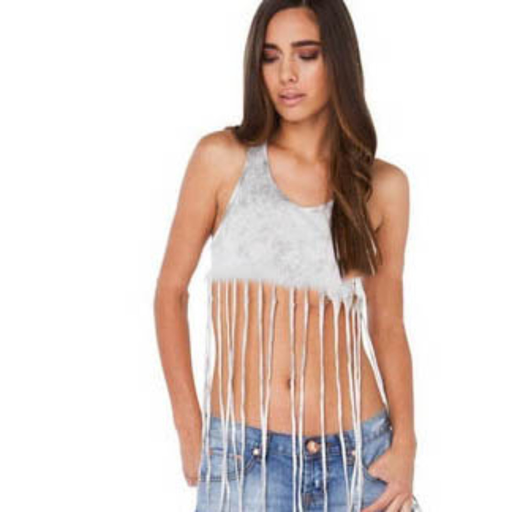 Tank Top w/Tassels